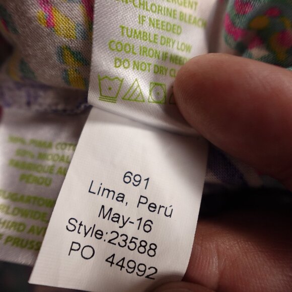 Lilly Pulitzer Ruffle Mini Skirt Women’s Small Multicolor Tropical Print - Picture 8 of 8